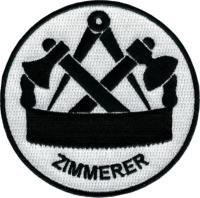 Zimmerer-Stickaufnäher