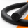 Moosgummirundschnur EPDM schwarz, ringsum mit Haut