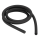 Moosgummirundschnur EPDM schwarz, ringsum mit Haut 20 mm