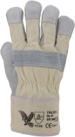 Rindspaltleder-Handschuh Gr. 11, natur