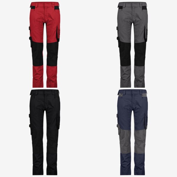 DASSY® Dynax Next Women Stretch-Arbeitshose mit Kniepolstertaschen für Damen