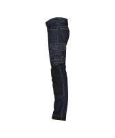 DASSY® Stretch-Arbeitsjeans KYOTO – 4-Wege-Stretch Denim mit Cordura® Kniepolstertaschen – Slim Fit