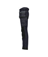 DASSY® Melbourne Stretch-Arbeitsjeans – Denim | Slim Fit | Stone-Waschung | Cordura Holstertaschen | EN 14404 | BCI Baumwolle