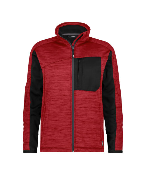 DASSY® Convex Next Midlayer-Jacke rot/schwarz XS