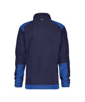 DASSY® Fleecejacke KAZAN – Die robuste Handwerker-Jacke mit Cordura®-Panzerung und Anti-Pilling Fleece dunkelblau/kornblau S