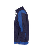DASSY® Fleecejacke KAZAN – Die robuste Handwerker-Jacke mit Cordura®-Panzerung und Anti-Pilling Fleece dunkelblau/kornblau S