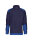 DASSY® Fleecejacke KAZAN – Die robuste Handwerker-Jacke mit Cordura®-Panzerung und Anti-Pilling Fleece dunkelblau/kornblau S