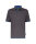 DASSY® Orbital Poloshirt anthrazitgrau/azurblau XS