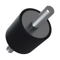 Gummi-Metall-Puffer Typ A beidseitig Außengewinde
