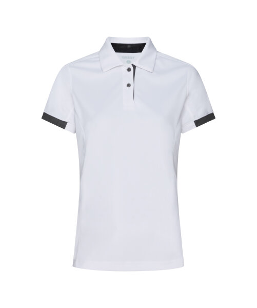 DASSY® Traxion Next Women Poloshirt für Damen weiß/anthrazitgrau M