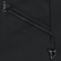 JOB Zunft-Shorts EDDIE | Doppel-Pilot | Cordura® + Kunstleder | 2 Metallreißverschlüsse | Schrittverstärkung | schwarz | 51252
