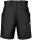 JOB Zunft-Shorts EDDIE | Doppel-Pilot | Cordura® + Kunstleder | 2 Metallreißverschlüsse | Schrittverstärkung | schwarz | 51252