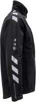 JOB Dachdecker Sommer-Soft Shell Jacke KENT | gesticktes Logo | Stretch | Winddicht | YKK RV | Reflexeffekte | schwarz | 100410