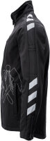 JOB KENT Sommer-Softshelljacke schwarz mit Dachdeckerlogo – winddicht und wasserabweisend