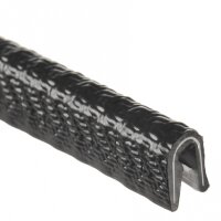 PVC-Kantenschutzprofil, schwarz, 6,5 x 9,5 mm,...