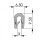 Weich-PVC Kantenschutzprofil mit Stahlklemmband | Klemmbereich 1,0–2,0 mm | schwarz | DIN 16941 3A | | Meterware