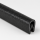 PVC-Kantenschutzprofil, schwarz, 5,8 x 8,0 mm, Klemmbereich 0,8 - 1,0 mm