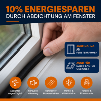 EPDM Zellgummi Dichtungsband | selbstklebend | schwarz | 10-m-Rolle | rechteckig | DIN 3302-1 E3 | geschlossenzellig | dehnbar