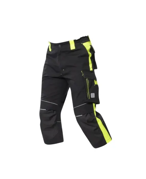 3/4 Piratenhose ARDON®NEON schwarz-gelb