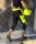 ARDON®NEON 3/4 Piratenhose | CORDURA® Knieschutz | Belüftungs-RV | Werkzeugtaschen | Reflexpaspel | Schwarz/Neongelb | Gr. 46–66