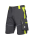 ARDON® NEON Arbeitsshorts in Schwarz/Neongelb – robuste Canvas-Sommerhose mit Elastikbund, Reflexpaspel und durchdachtem Taschensystem für Handwerker, Bau und Outdoor