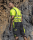 ARDON® NEON Arbeitsshorts in Schwarz/Neongelb – robuste Canvas-Sommerhose mit Elastikbund, Reflexpaspel und durchdachtem Taschensystem für Handwerker, Bau und Outdoor