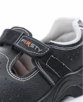 ARDON FIRSAN S1P SRA Sicherheits-Arbeitssandale - mit Stahlkappe, Durchtrittschutz & perforiertem Leder fuer maximale Belueftung in Werkstatt, Industrie und Sommereinsatz