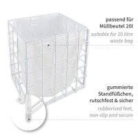Gitterkorb für Müllsäcke 20 l Metall...