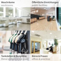 Gitterkorb für Müllsäcke 20 l Metall weiß
