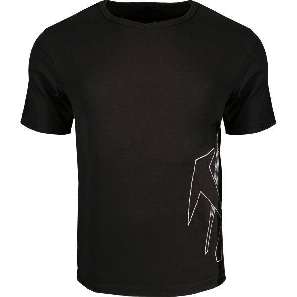 Dachdecker-Ripp-Shirt PHIL schwarz