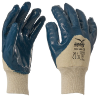 PAYPER NBR-Schutzhandschuh Blau – Teilbeschichtet...